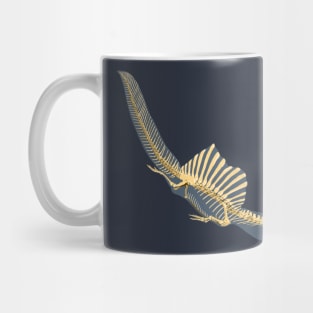 Spinosaurus Aegyptiacus (skeleton and silhouette diving) Mug